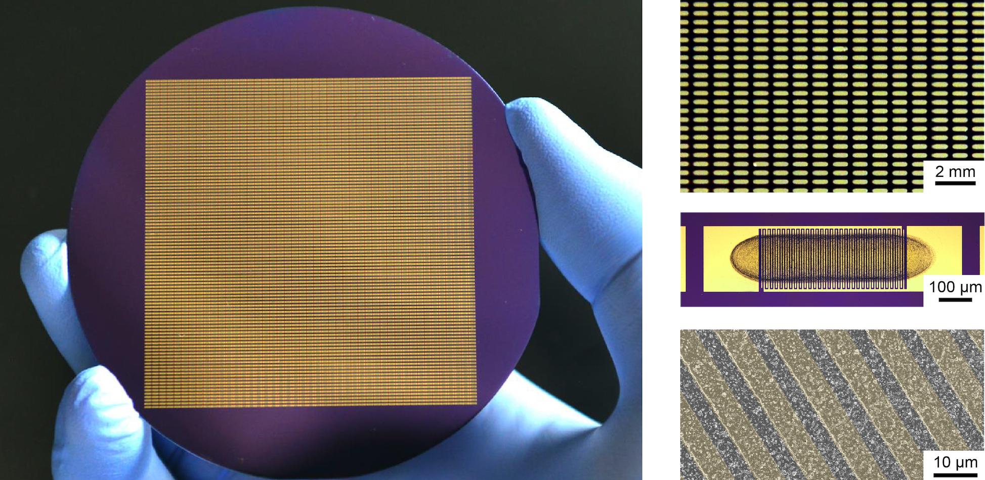 Wafer-scale printed 2D crystal devices